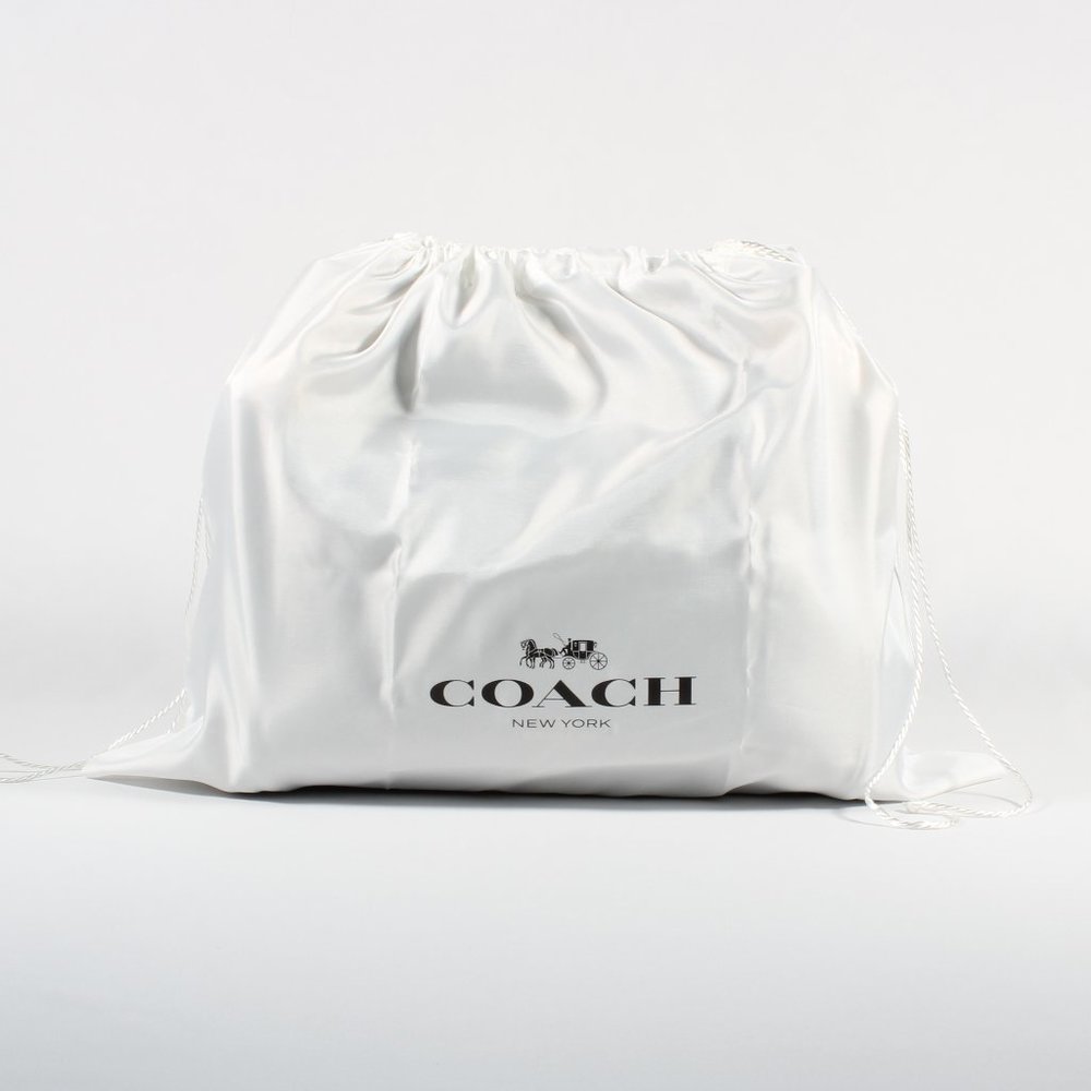 Coach Shoulder Bag Edie Turnlock Chain BLK Leather - Picture 7 of 8
